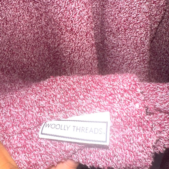 Woolley Threads  Blokecore Style Wool Crew neck warm cozy Boston College Y2K - Picture 6 of 6